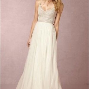 BHLDN Adrianna Papell size 10 dress Anthropology